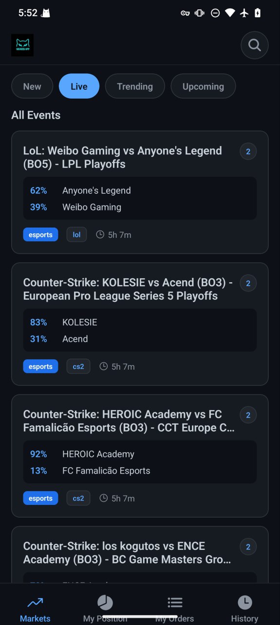 Insider App Screenshot